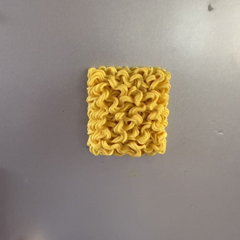 3D Printed Instant Noodle Fridge Magnet Keychain - Image 4