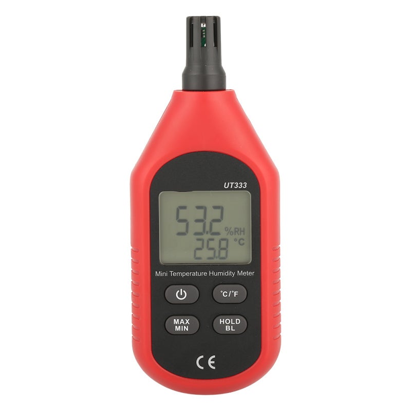 Mini Digital Thermometer Compact Size Automatic Inductive Backlight - High Accuracy Temperature Humidity Meter for Indoor Farming Warehouse Storage Home Environment - Image 1