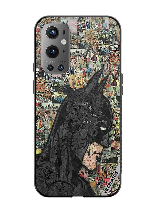 VR CREATIVE Protective Case Cover For OnePlus 9 Pro Batman Comic Design Multicolour - Image 1