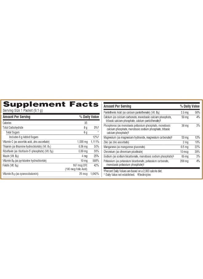 Emergen-C - (30 Count Super Orange Flavor 1 Month Supply) Dietary Supplement Fizzy Drink Mix With 1000Mg Vitamin C 0.32 Ounce Packets Caffeine Free - Image 1