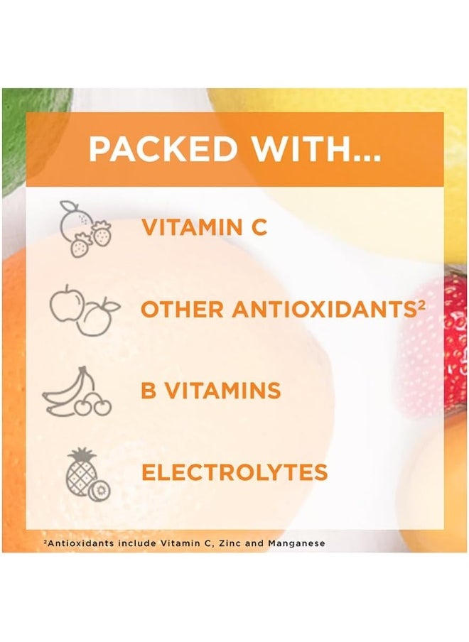 Emergen-C (30 Count Super Orange Flavor 1 Month Supply) Dietary Supplement Fizzy Drink Mix With 1000Mg Vitamin C 0.32 Ounce Packets Caffeine Free  - Image 3