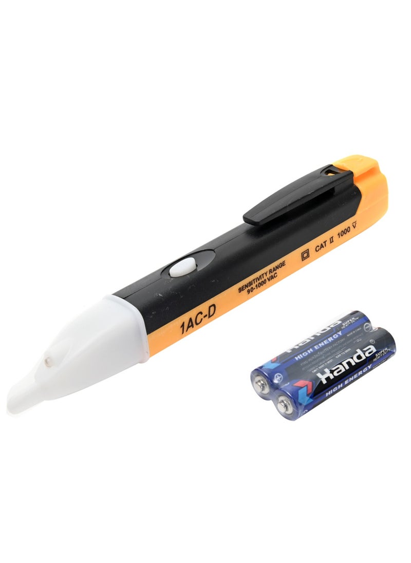 LAWAZIM AC Voltage Tester Pen - Battery Powered Non-Contact Detector with 90-1000V Range, Beep Alert, Flashlight - Electrical Test Pen for Socket Testing, Live Wire Detection, and Circuit Maintenance  - Image 2
