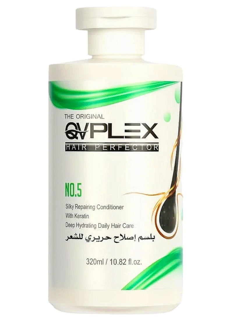 THE ORIGINAL HAIR PERFECTOR NO.5 Silky Repairing Conditioner With Keratin Deep Hydrating Daily Hair Care 320 ml / 10.82 fl.oz.
