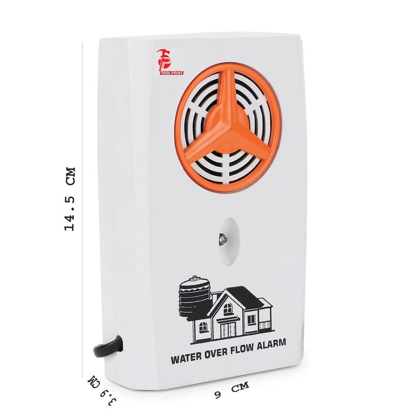 Tool Point Tool Point ABS CTF Water Tank Overflow Alarm Siren with Voice Sound Wired Sensor Security System Water Alarm Bell with Free Water Sensor 1  - Image 3