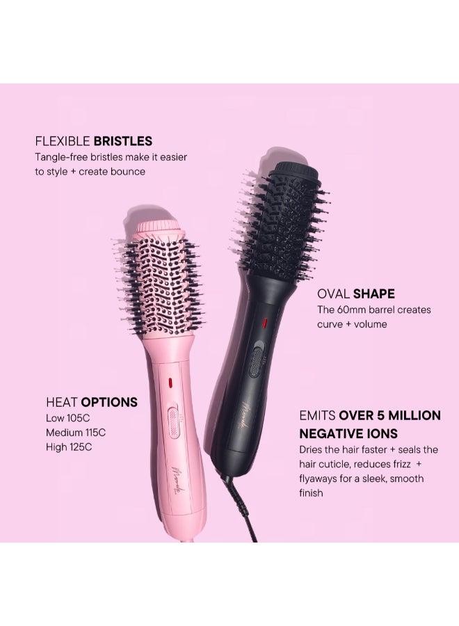 Mermade Hair Blow Dry Brush - Pink - Image 3