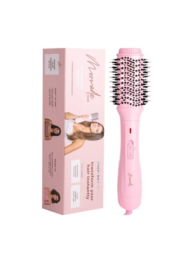 Mermade Hair Blow Dry Brush - Pink - Image 2