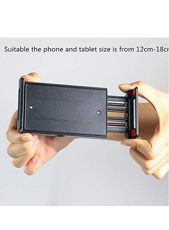 PADOM حامل كمبيوتر لوحي مرن طويل الذراع من Padom Best، حامل معدني لسطح المكتب يدور بزاوية 360 درجة، حامل هاتف بجانب السرير - Image 4