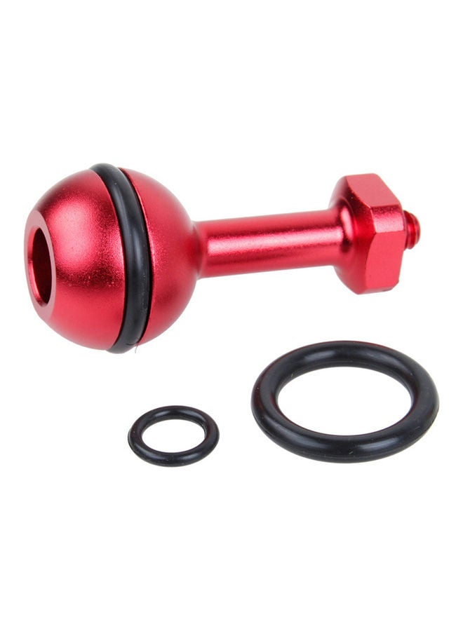 NIBEMINENT Screw Ball Mount Photography Adapter Red/Black