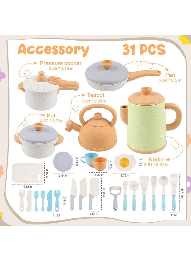 Dreamon Pretend Play Kitchen Accessories Toys, Pots and Pans Utensils Playset for Kids, Cooking Play Set Gift for Toddlers Boys and Girls 2 3 4 5 Years Old - Image 5