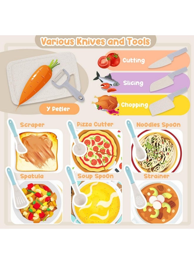 Dreamon Pretend Play Kitchen Accessories Toys, Pots and Pans Utensils Playset for Kids, Cooking Play Set Gift for Toddlers Boys and Girls 2 3 4 5 Years Old - Image 4