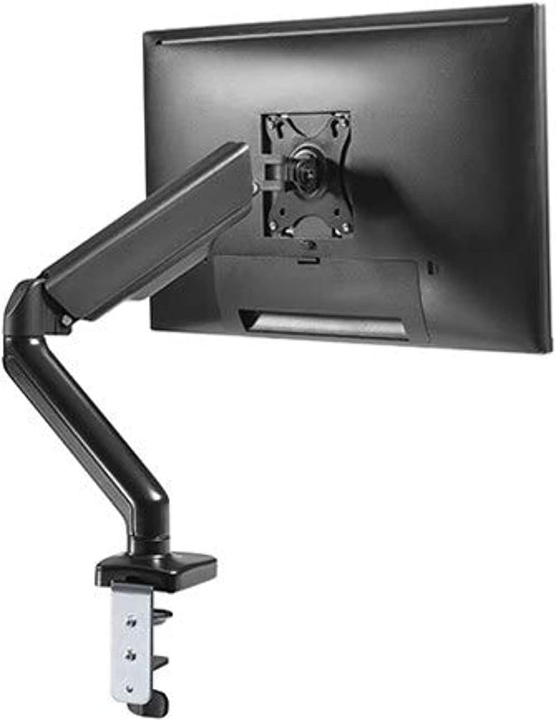 , Single Hydraulic Monitor Desk Mount for 13 inch to 27 inch screens MONITOR ELEMENTAL GAS SPRING MONITOR ARM For Most 17"-27" Monitors ham-103