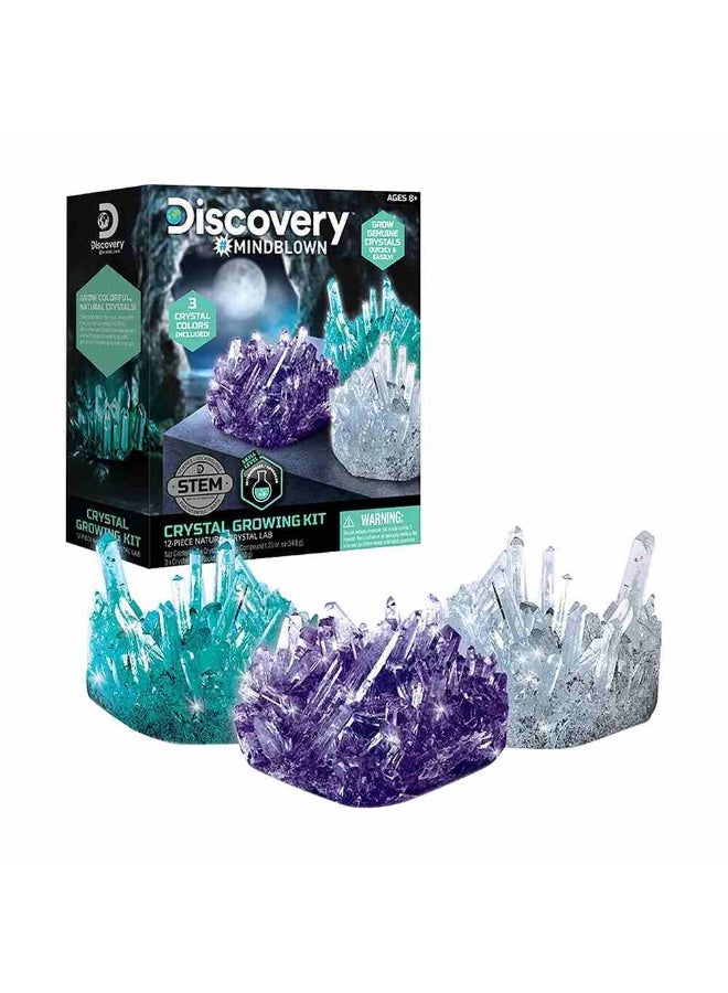 Discovery Mindblown Natural Crystal Growing Kit (12 Pieces) - Image 1
