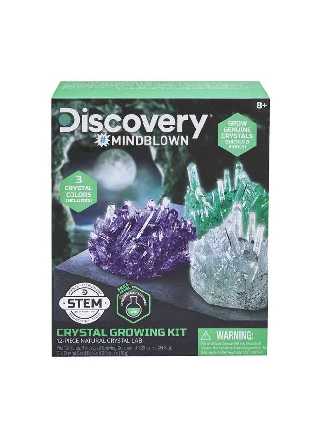 Discovery Mindblown Natural Crystal Growing Kit (12 Pieces) - Image 3
