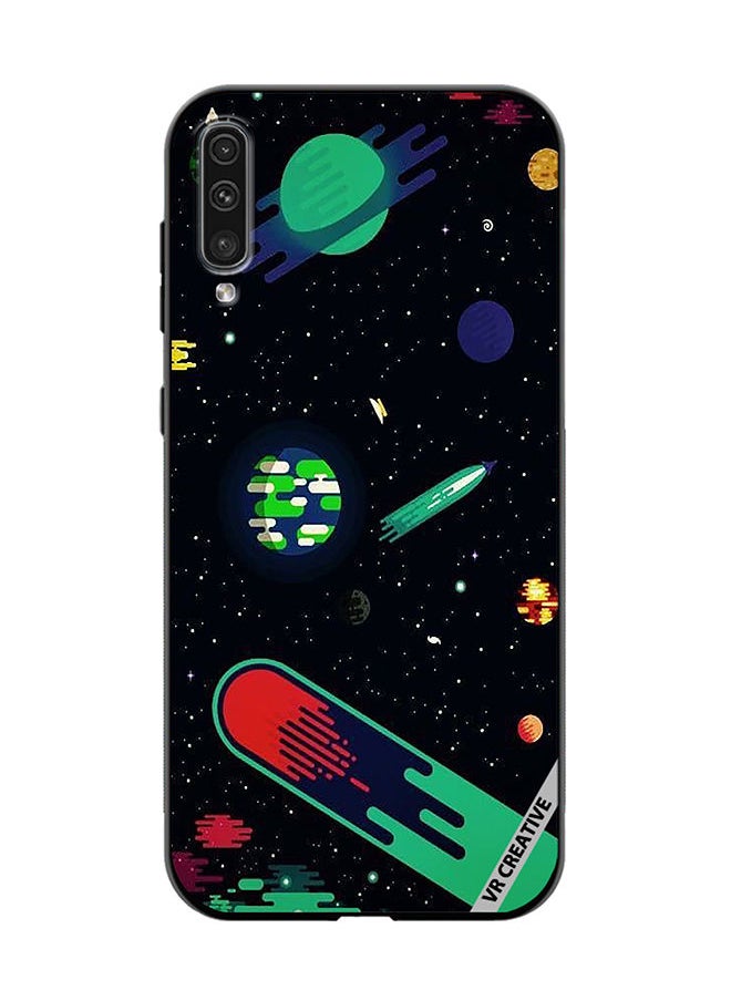VR CREATIVE Protective Case Cover For Samsung Galaxy A70/A70s Galaxy Design Multicolour  - Image 1