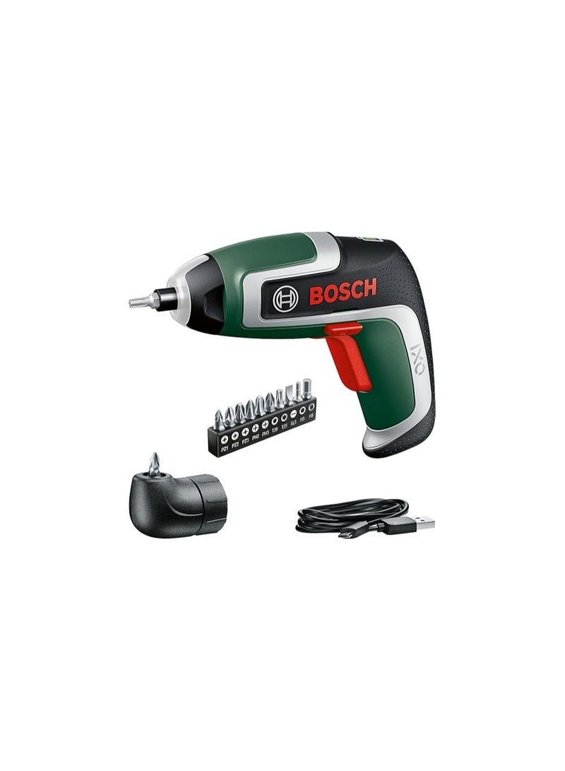 Bosch 3.6V Cordless Screwdriver with Angle Adapter – 06039E0003 - Image 1