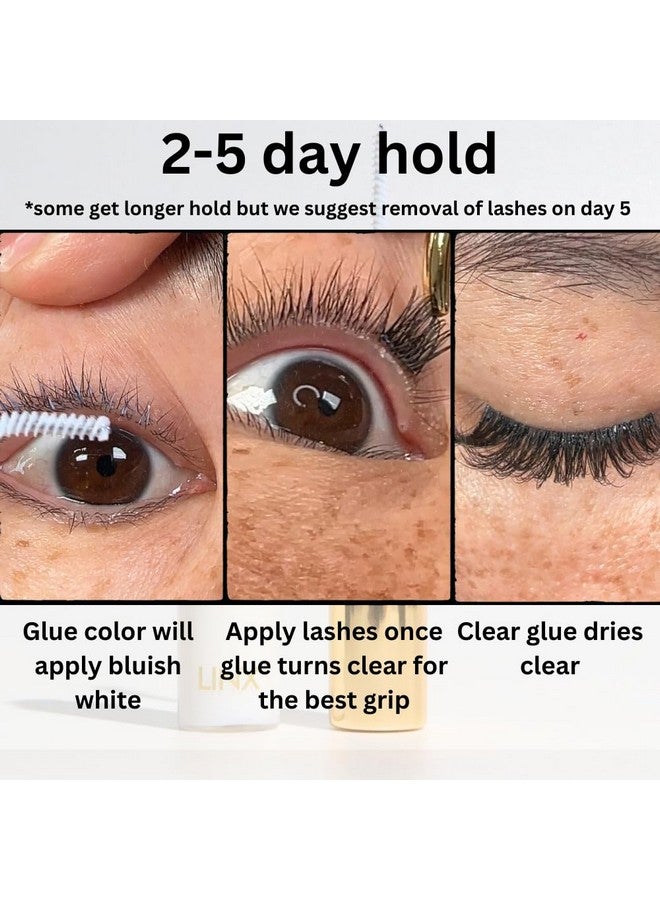 Linx DIY Lash Glue with Micro Mascara Wand 2-5 Day Lash Hold (Clear) - Image 2