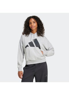 Adidas Essentials Big Logo French Terry Loose Hoodie  - Image 1