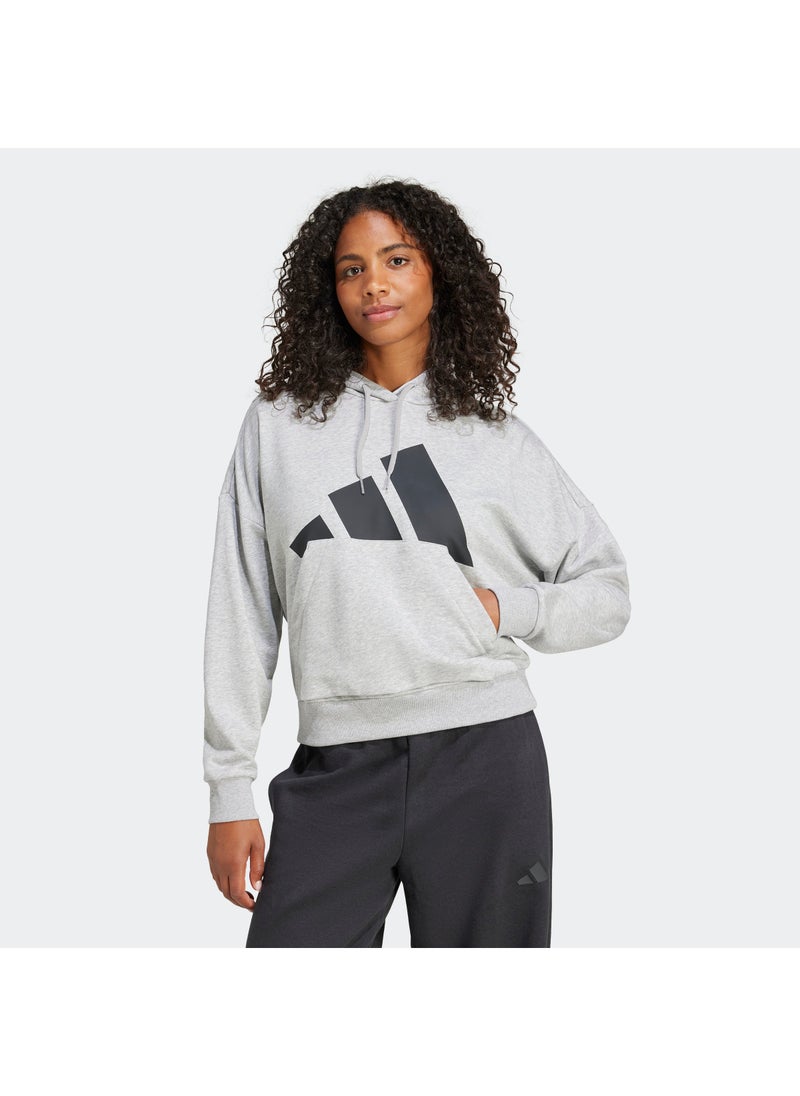 Adidas Essentials Big Logo French Terry Loose Hoodie  - Image 1
