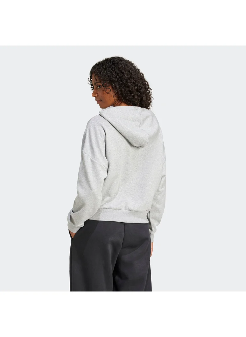 Adidas Essentials Big Logo French Terry Loose Hoodie