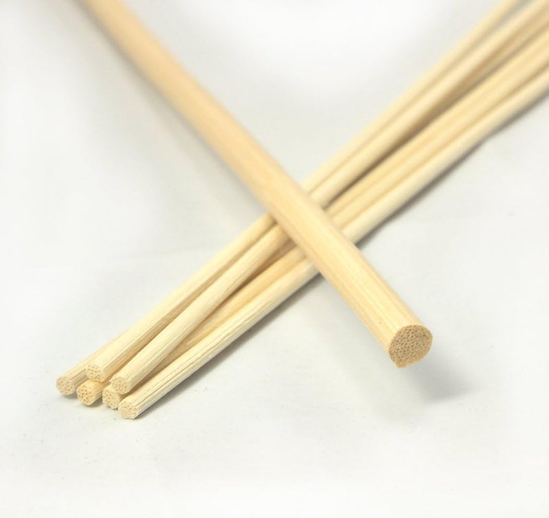 Ougual Rattan Reed Diffuser Replacement Refill Sticks (8.7" x6mm, 20pcs, Natural Color) - Image 5