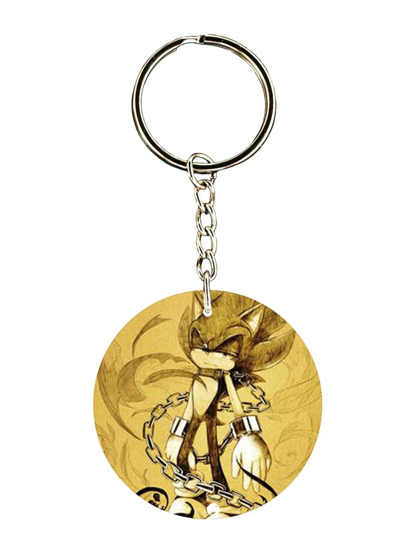 RKN Sonic Printed Keychain