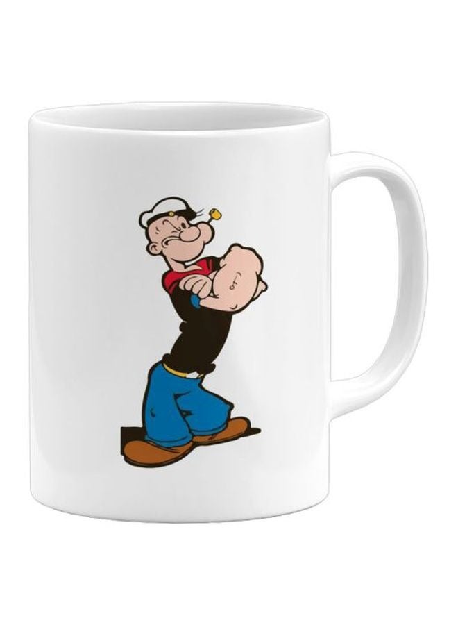 LIT Popeye Strength Printed Coffee Mug
