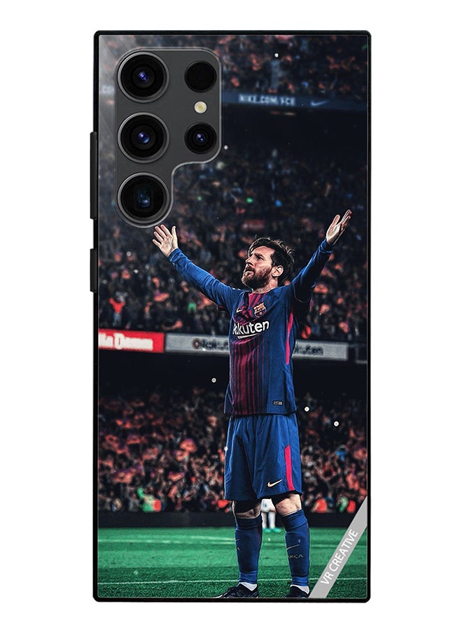 VR CREATIVE Protective Case Cover For Samsung Galaxy S24 Ultra Lionel Messi Design Multicolour - Image 1