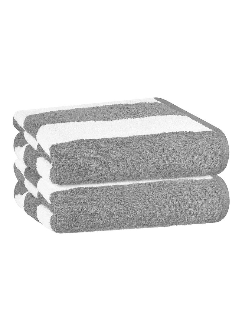 Bliss Casa 76×160 cm Large Beach Towel – Rich Cotton, Soft, Quick-Dry, Absorbent & Sand-Resistant. Ideal oversized towel for beach, pool, travel & outdoor use - Image 1
