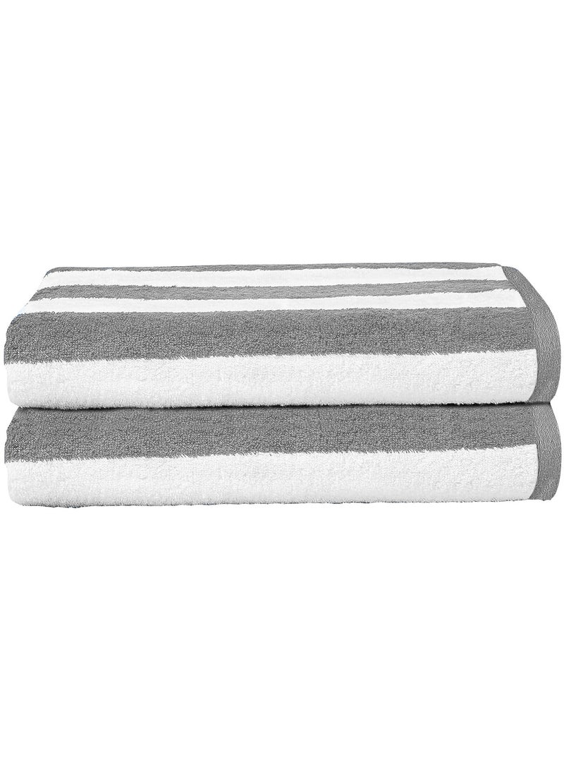 Bliss Casa 76×160 cm Large Beach Towel – Rich Cotton, Soft, Quick-Dry, Absorbent & Sand-Resistant. Ideal oversized towel for beach, pool, travel & outdoor use - Image 3