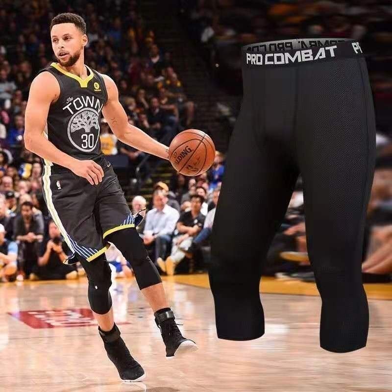 Tight Sports Fitness Pants Men'S Swimming Trunks Anti-Exposure Boxer Anti-Embarrassment Men'S And Women'S High-Elastic Three-Point Leggings - Image 5