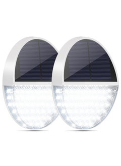 Y&D Solar Lights Outdoor, Door Security Flood with 2 Lighting Modes, Motion Sensor Lights, IP65 Waterproof Powered for Garden Patio Yard(2Pack)  - Image 1