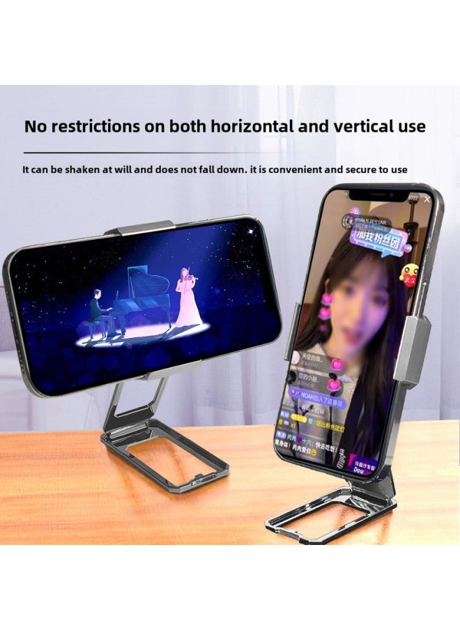 Generic - Folding Back Stick Double Ring Ring Mobile Phone Bracket Telescopic Buckle Horizontal And Vertical Adjustment Bracket Back Clip Spot Wholesale-Color:B4 Back Sticker Bracket [rose Gold] - Image 1