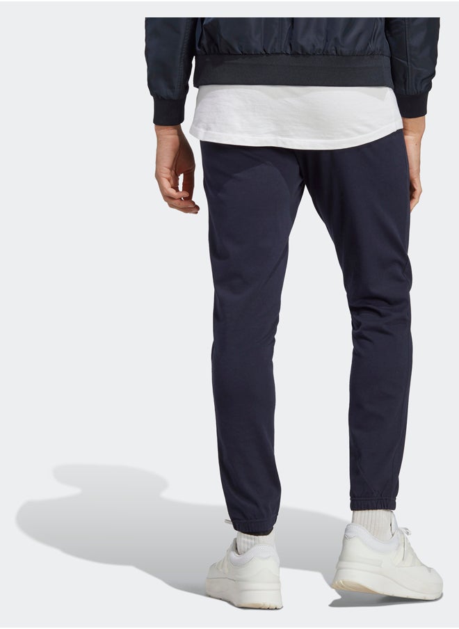 Adidas - Essentials Single Jersey Tapered Elasticized Cuff Logo Joggers - Image 1
