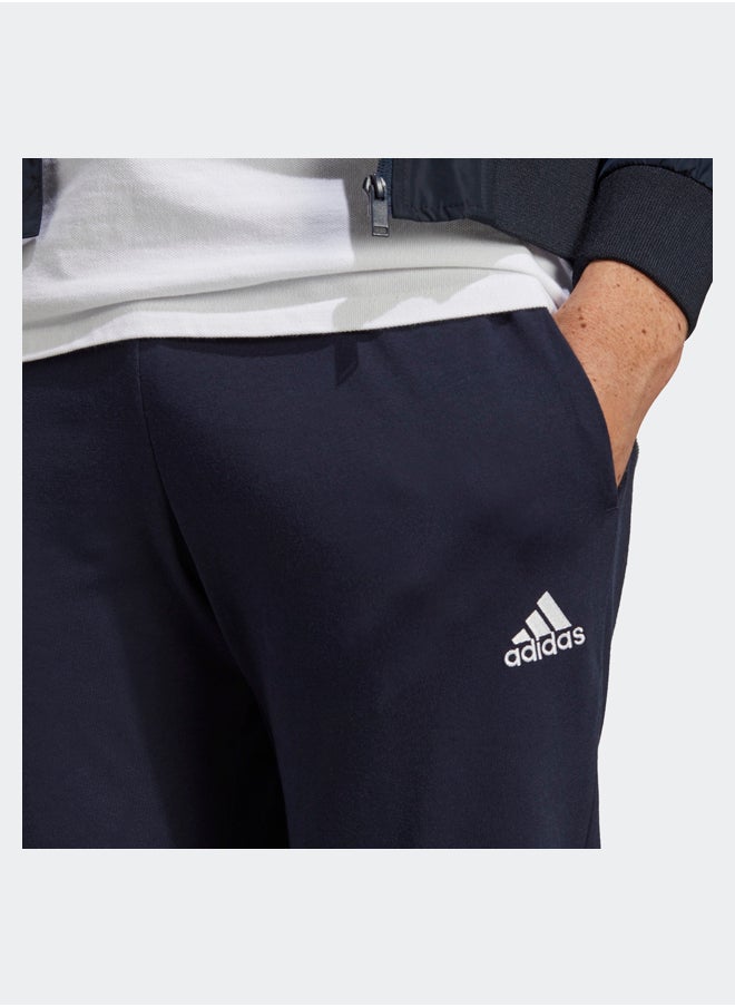 Adidas - Essentials Single Jersey Tapered Elasticized Cuff Logo Joggers - Image 1