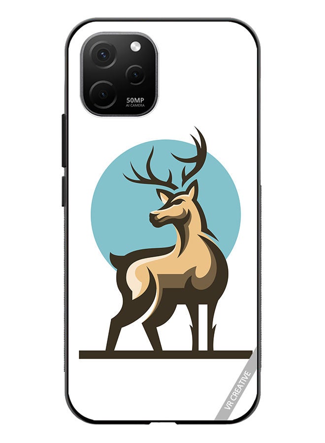 VR CREATIVE Protective Case Cover For Huawei Nova Y61 Deer Design Multicolour - Image 1