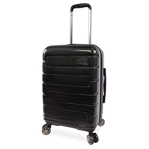 ORIGINAL PENGUIN Crimson 21 Hardside Carryon Spinner Luggage Telescoping Handles Black One Size - Image 3