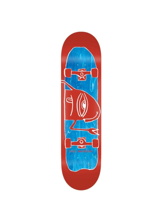 Toy Machine Hello Sect Red 7.75" x 31.3" Skateboard Deck (7670525)