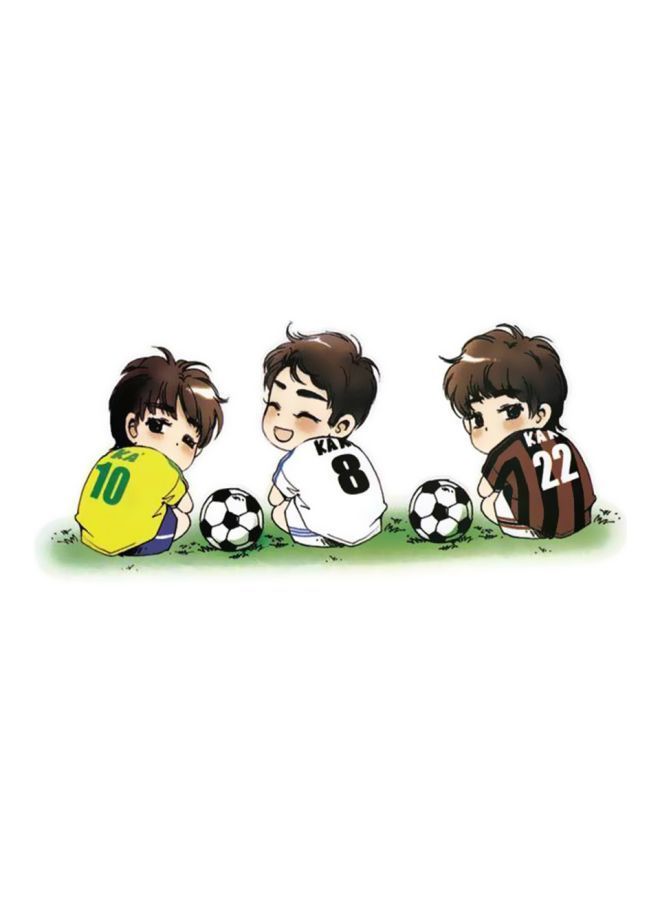 NIBEMINENT Decorative Football Cartoon Car Sticker - Image 1