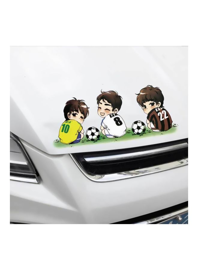 NIBEMINENT Decorative Football Cartoon Car Sticker - Image 4