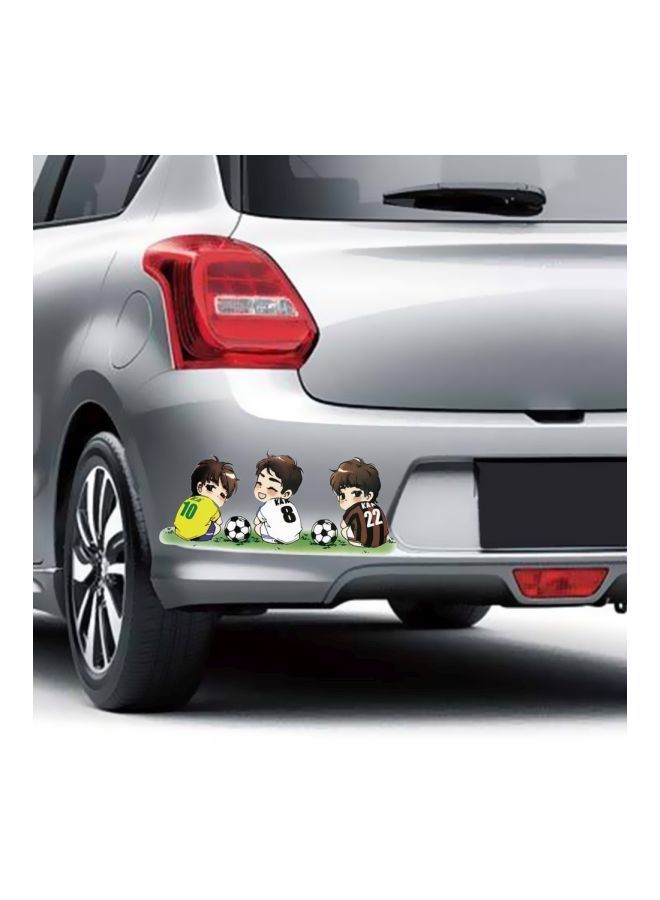 NIBEMINENT Decorative Football Cartoon Car Sticker - Image 5