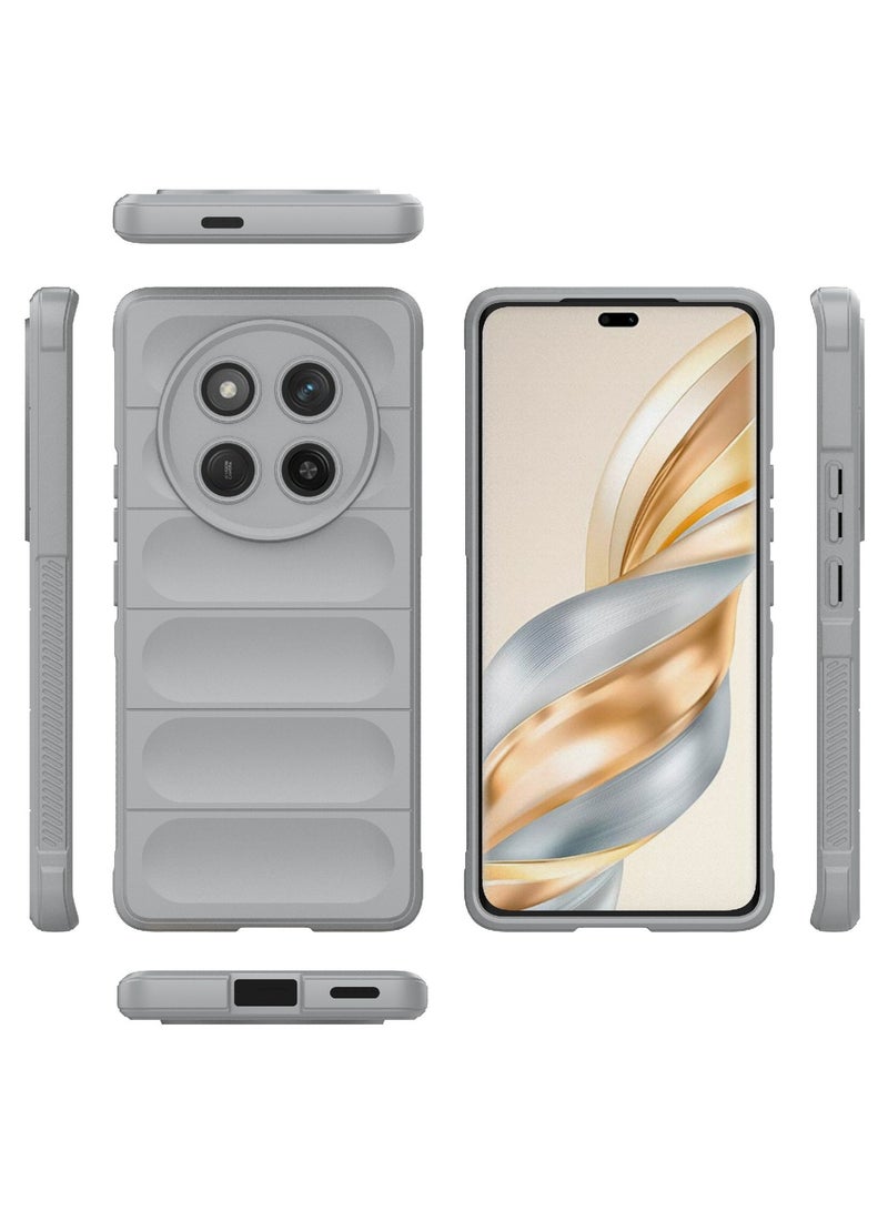 Phone case cover Magic Shield TPU + Silicone Shockproof Phone Case For   Honor X9C / Honor X60 Pro (Grey) - Image 3