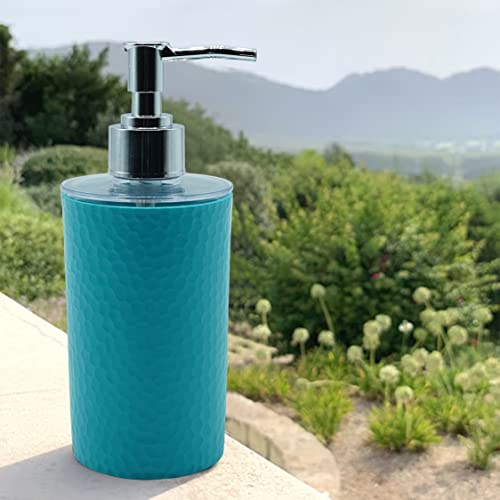 Shenron Blue Liquid Soap Dispenser for Wash Basin & Bathroom, Liquid Soap Refillable Plastic Dispenser Hand Wash, Soap Dispenser for Kitchen & Household use, Set of 2 (Plastic) - Image 5