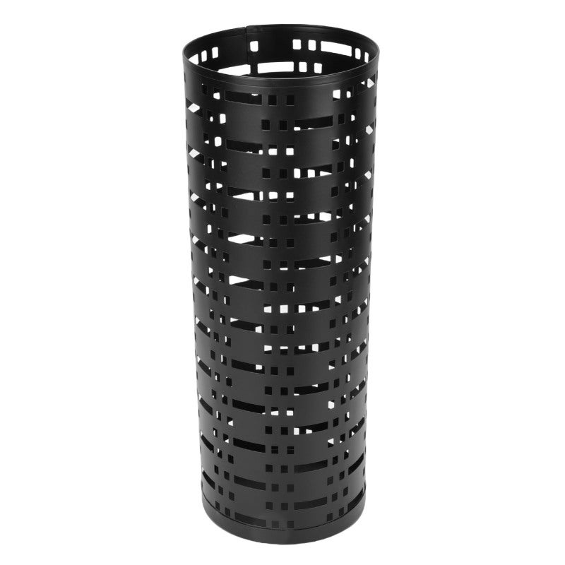 Metal Umbrella Holder: Black Alloy, Space Saving Structure, Hollow Out Design - Weather Resistant Coating, Quick Drying Umbrella Stand for Home, Office, Cafes and Restaurants - Image 4