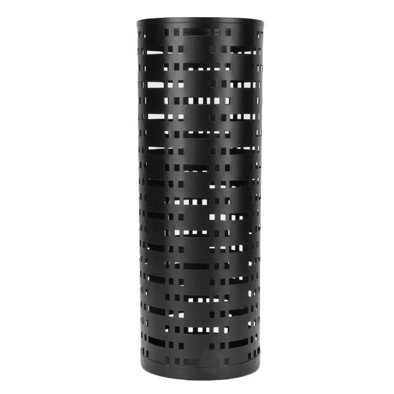 Metal Umbrella Holder: Black Alloy, Space Saving Structure, Hollow Out Design - Weather Resistant Coating, Quick Drying Umbrella Stand for Home, Office, Cafes and Restaurants - Image 2
