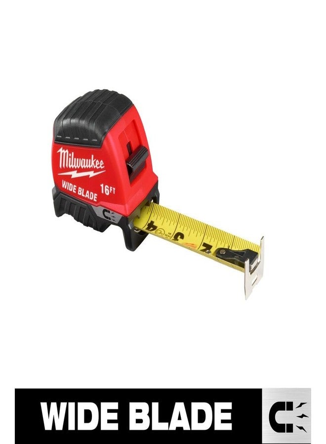 ميلواكي شريط ميلووكي MEAS ذو شفرة عريضة مقاس 16 قدمًا 48-22-0216M - Image 2