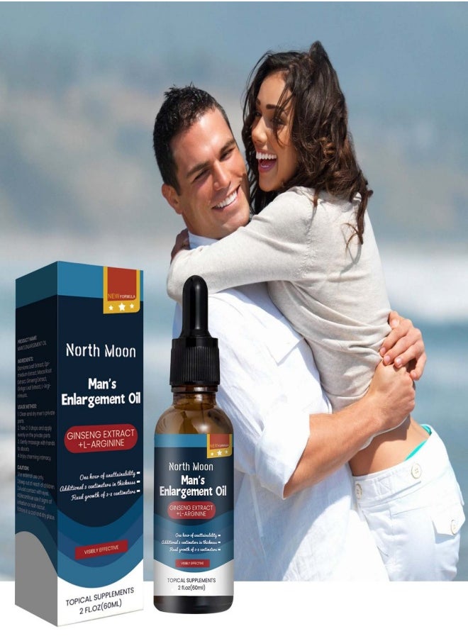 NORTH MOON North Moon Men's Body Massage Oil 60ml  - Image 2