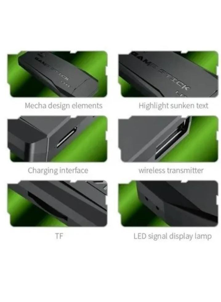 وحدة تحكم ألعاب الفيديو اللاسلكية Hdmi 64 جيجابايت مع 10000 لعبة - Image 5