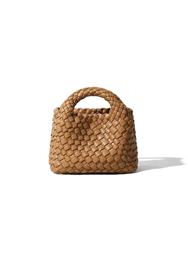 Viney Woven Bag Women's Fashion Crossbody Basket Bag Handbag Birthday Gift High-end Feeling For Girlfriend Wife - Image 4
