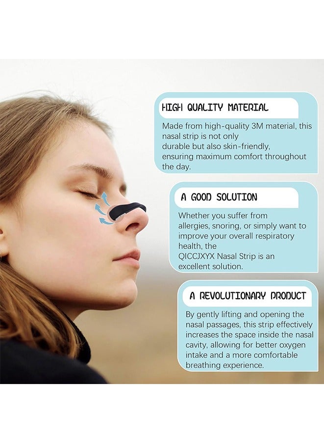 Intake Breathing Nasal, Nasal Strips Starter Kit, Reduce Snoring, Snoring Solution, Skin Safe Nasal Strips, Waterproof Sticker, Magnetic Nose Strips for Breathing, Skin Safe Anti Snoring Devices - Image 5