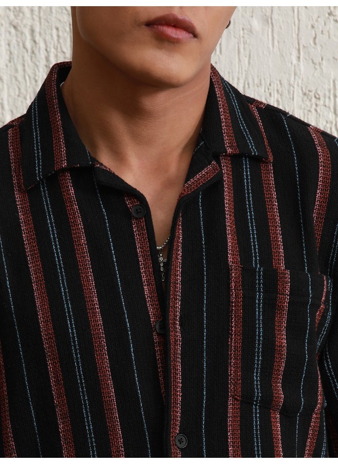 Hubberholme Men Multicolor Shirts - Oversized Fit for a Casual and Relaxed Look  - Image 3
